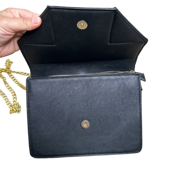 2/$30 Gold And Black Embellished Shoulder Bag with Chain Strap - Picture 9 of 9